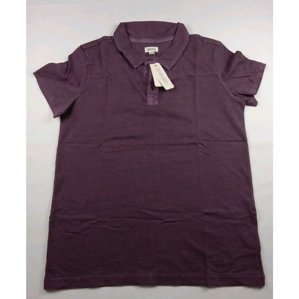 NWT Gymboree Boys Polo Shirt Size L 10-12 Purple Plum Short Sleeve Jumper